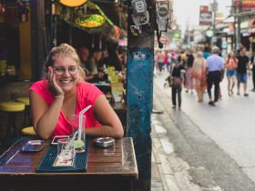 student travels abroad