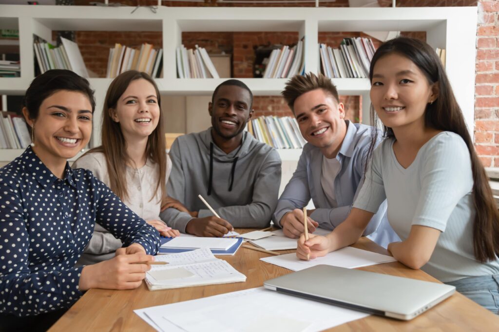 pt students studying together