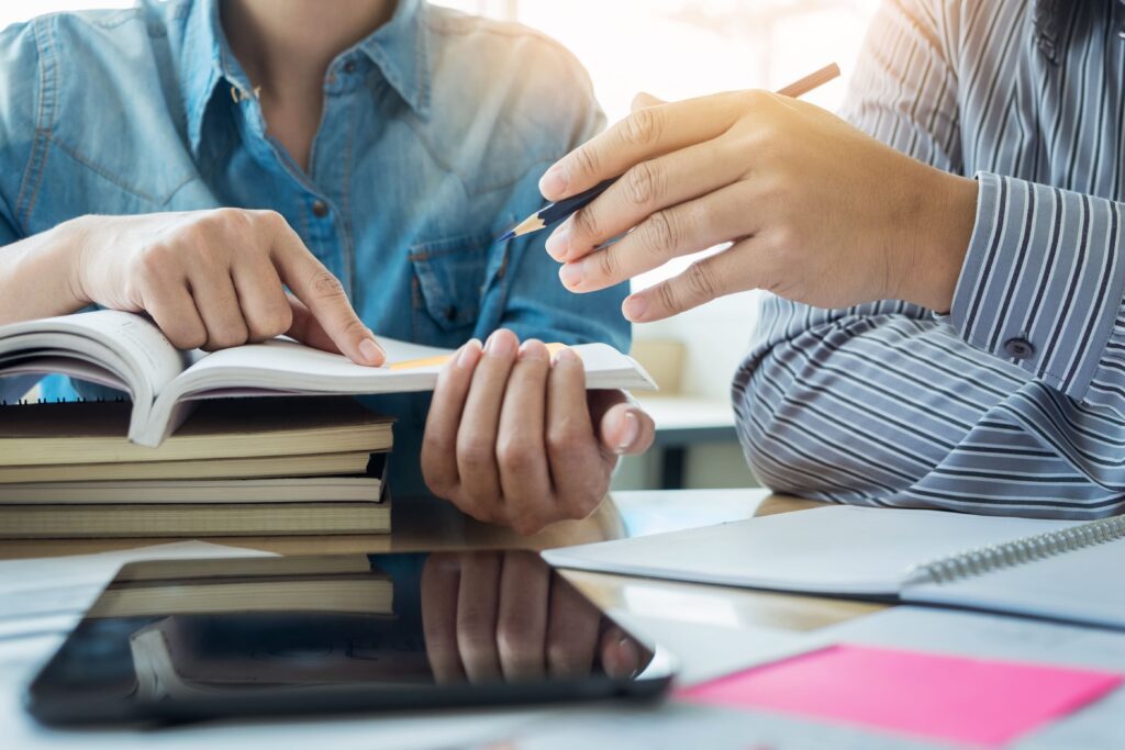 studying together