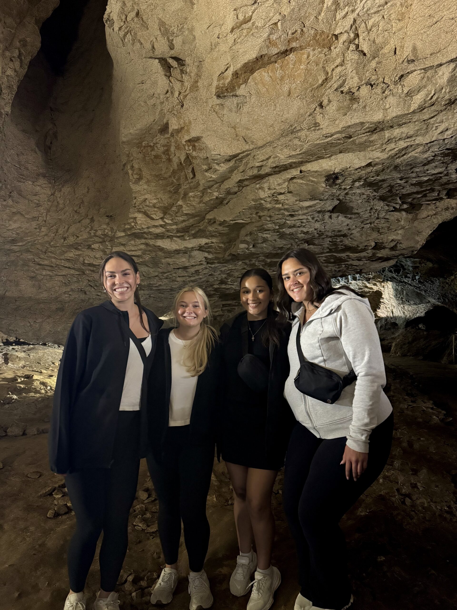 Abby Barnet with group fellows